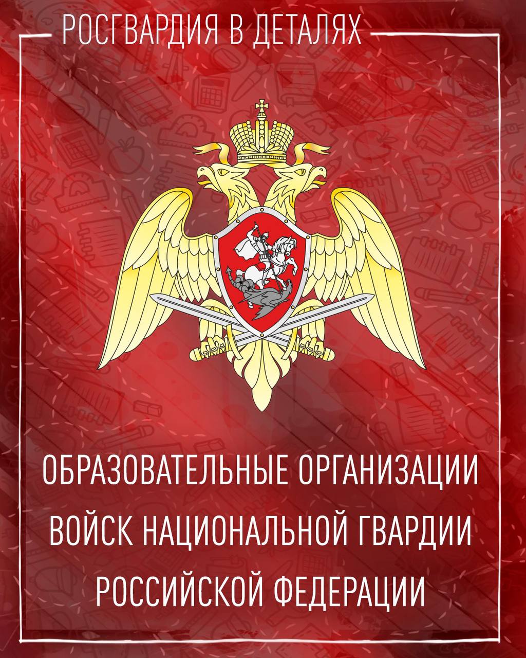 Порядок поступления в военные институты войск национальной гвардии Российской Федерации.